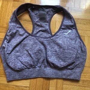 Gymshark - Grape Mark Vital Seamless Sports Bra